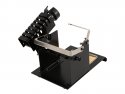 Soldering iron stand with solder holder and sponge